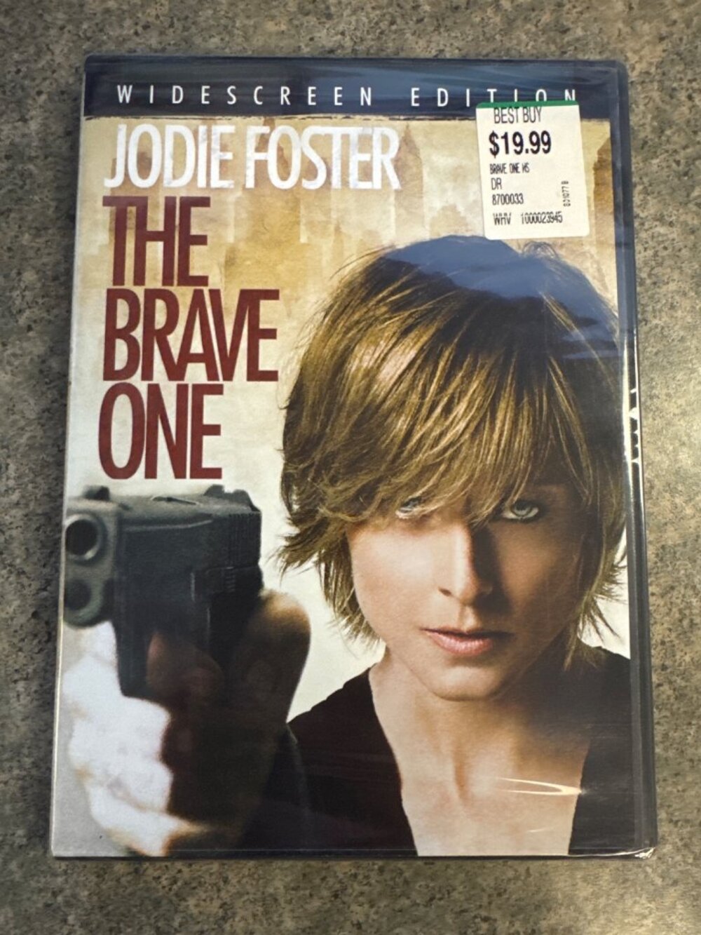 The Brave One DVD Widescreen Edition Jodie Foster 2008 Suspense Thriller